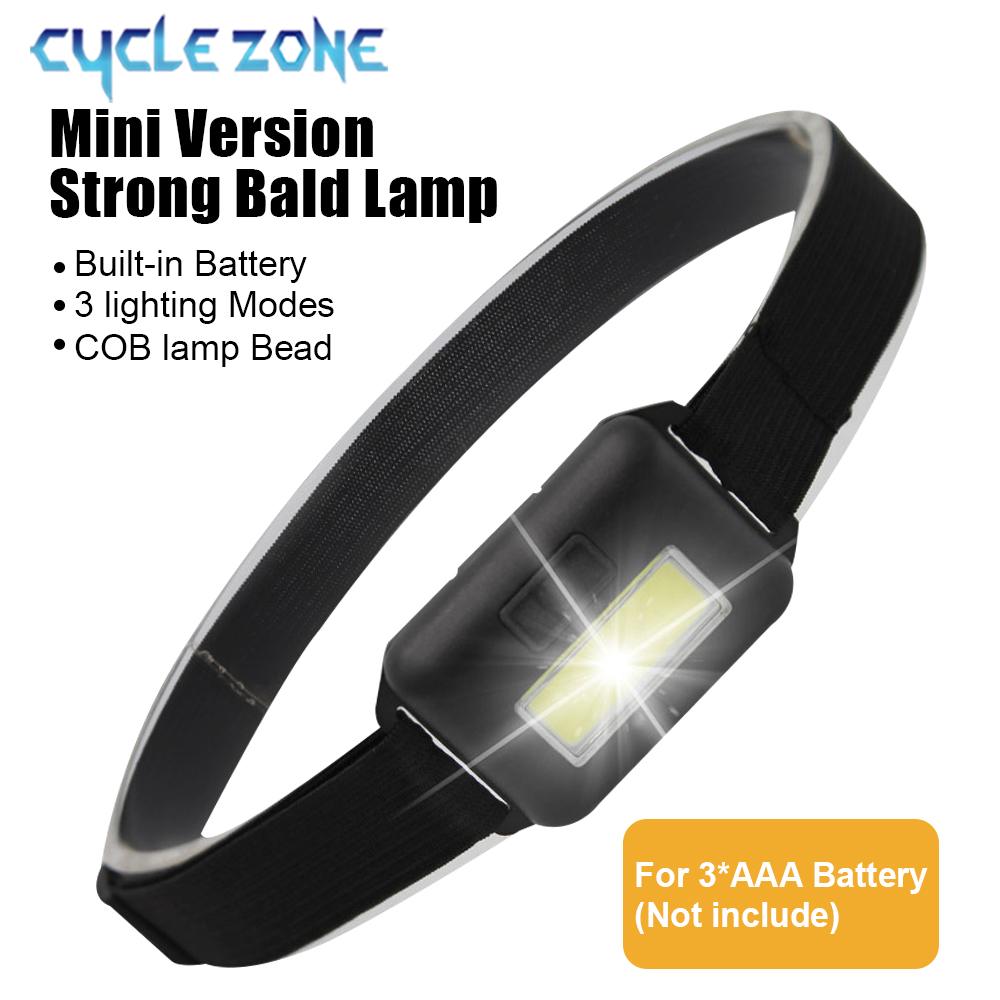 Outdoor Adventure Hunt - Mini farol portátil cob, 3 modos