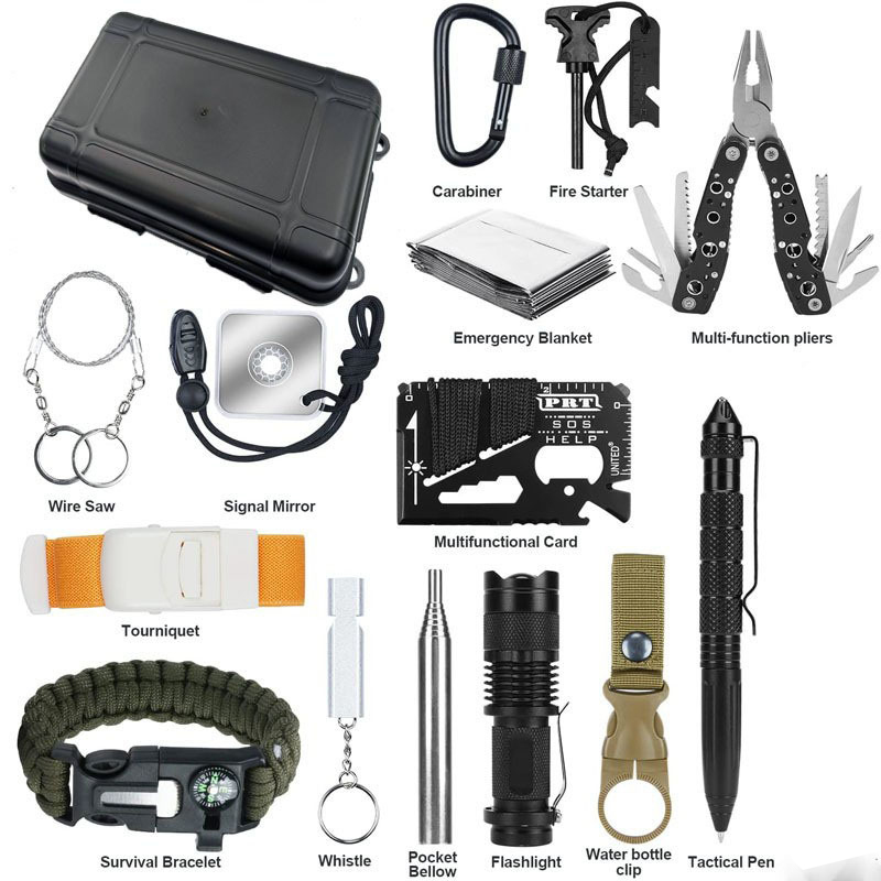 Outdoor Adventure Hunt - Kit de Ferramentas de Emergência Compacto
