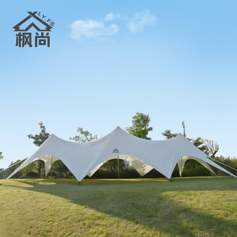 Outdoor Adventure Dome Shelter - Tenda de Camping com Toldo Gigante