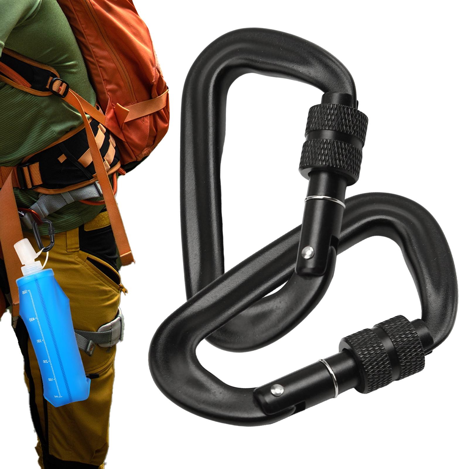 Carabiner Locking D - Mosquetões de segurança com anel em