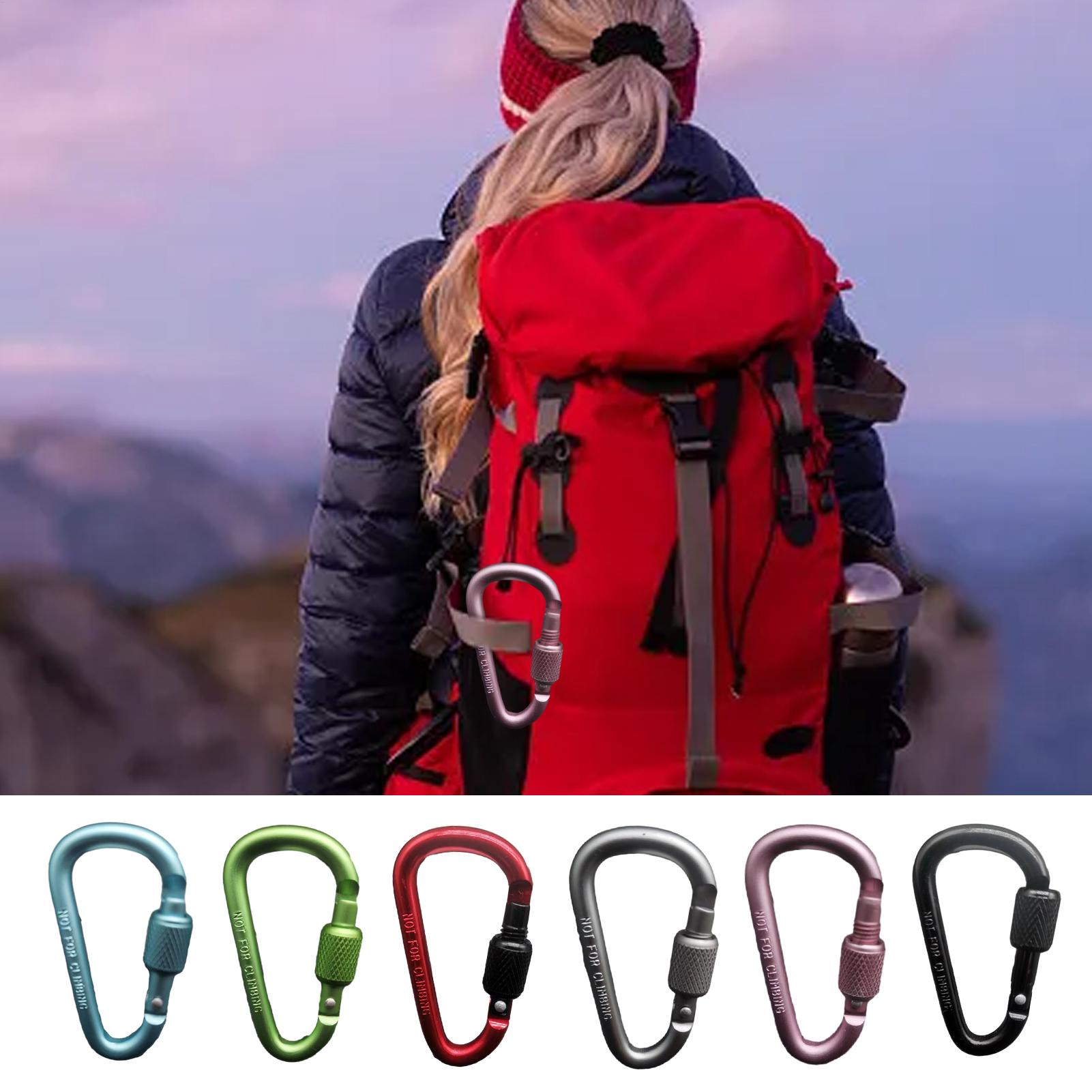 Carabiner Locking D - Mosquetão de Alumínio em Formato D