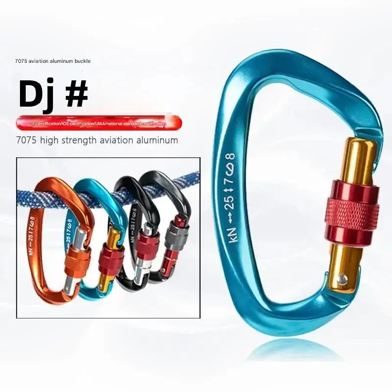 Carabiner Locking D - Mosquetão Profissional em Forma de D