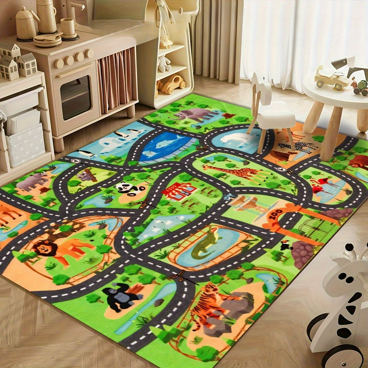 Outdoor Adventure With Kids - Tapete de Brincar Infantil com Estampa