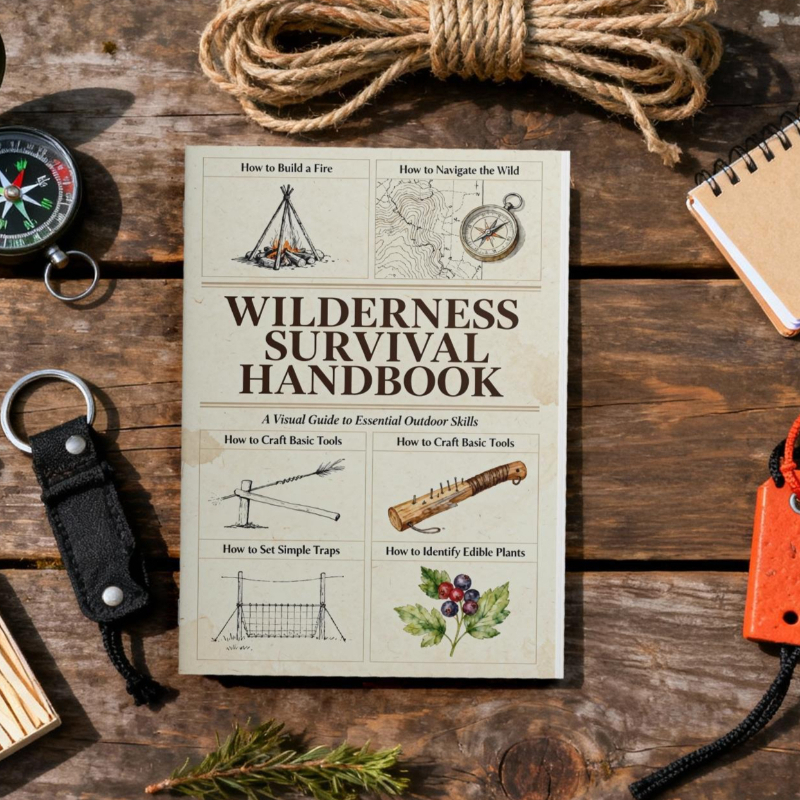 Outdoor Adventure Books For Adults - Guia de Sobrevivência na Natureza: Manual