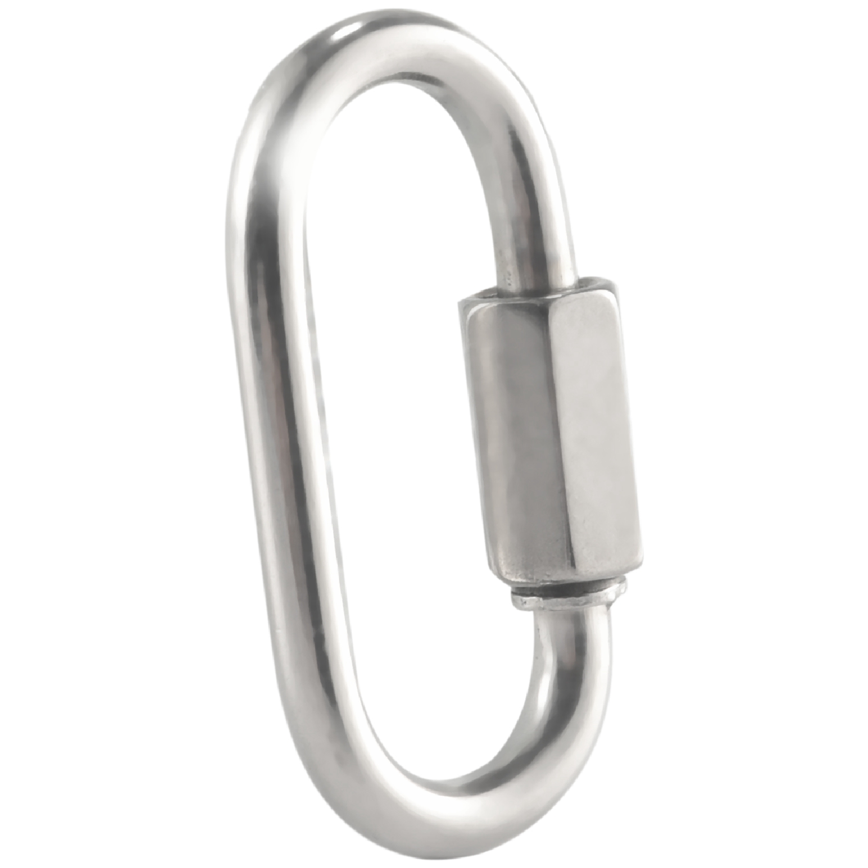 Carabiner Locking D - Conector de Cadeia de Aço Inoxidável