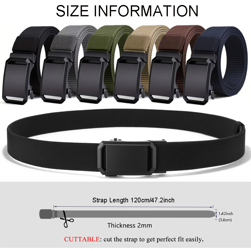 Outdoor Adventure Hunt - Cintos Táticos de Lona para Homens,