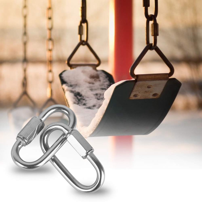 12 Peças Elo Rápido 4MM Conect - Carabiner Locking D avaliação e preço