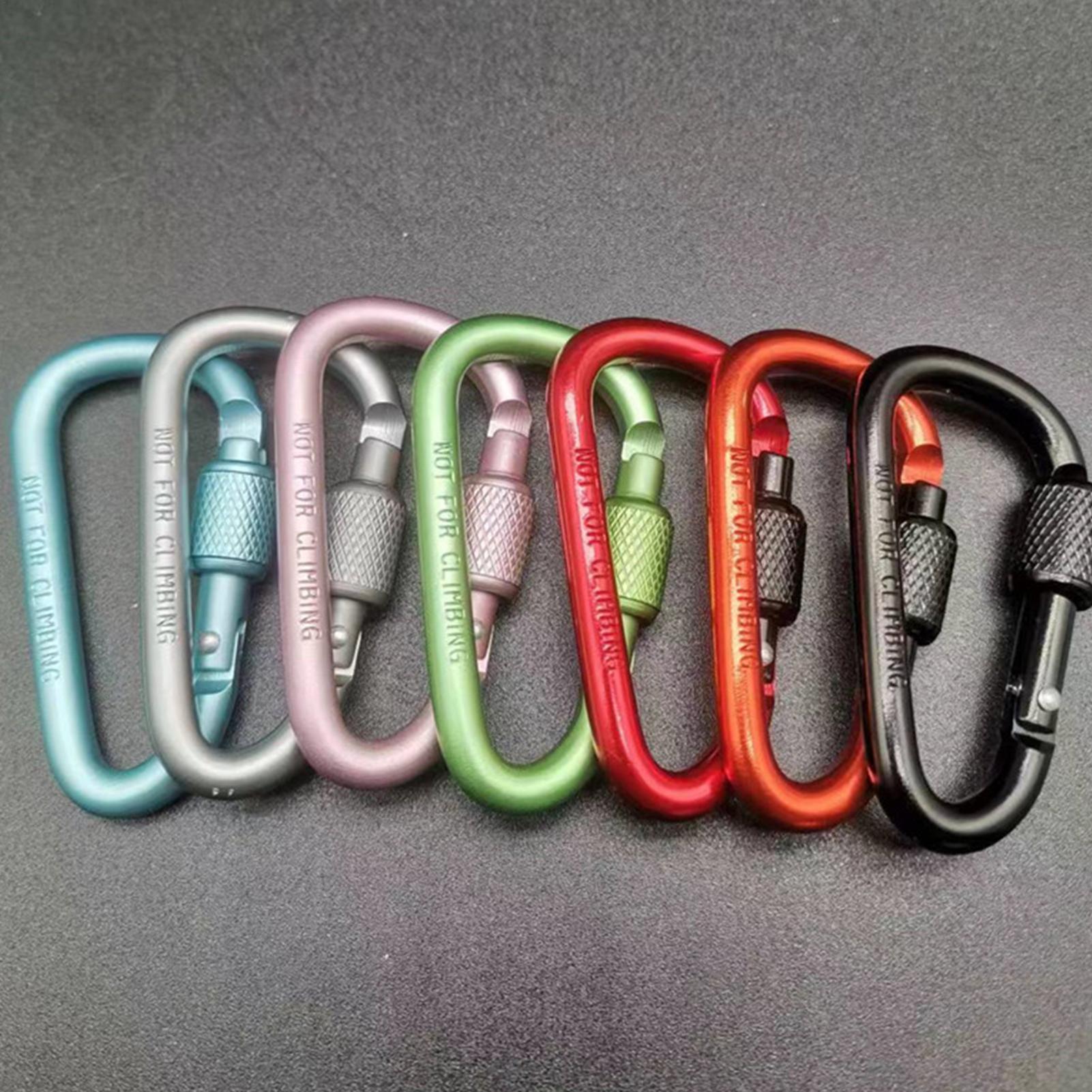 Mosquetão de Alumínio em Forma - Carabiner Locking D avaliação e preço