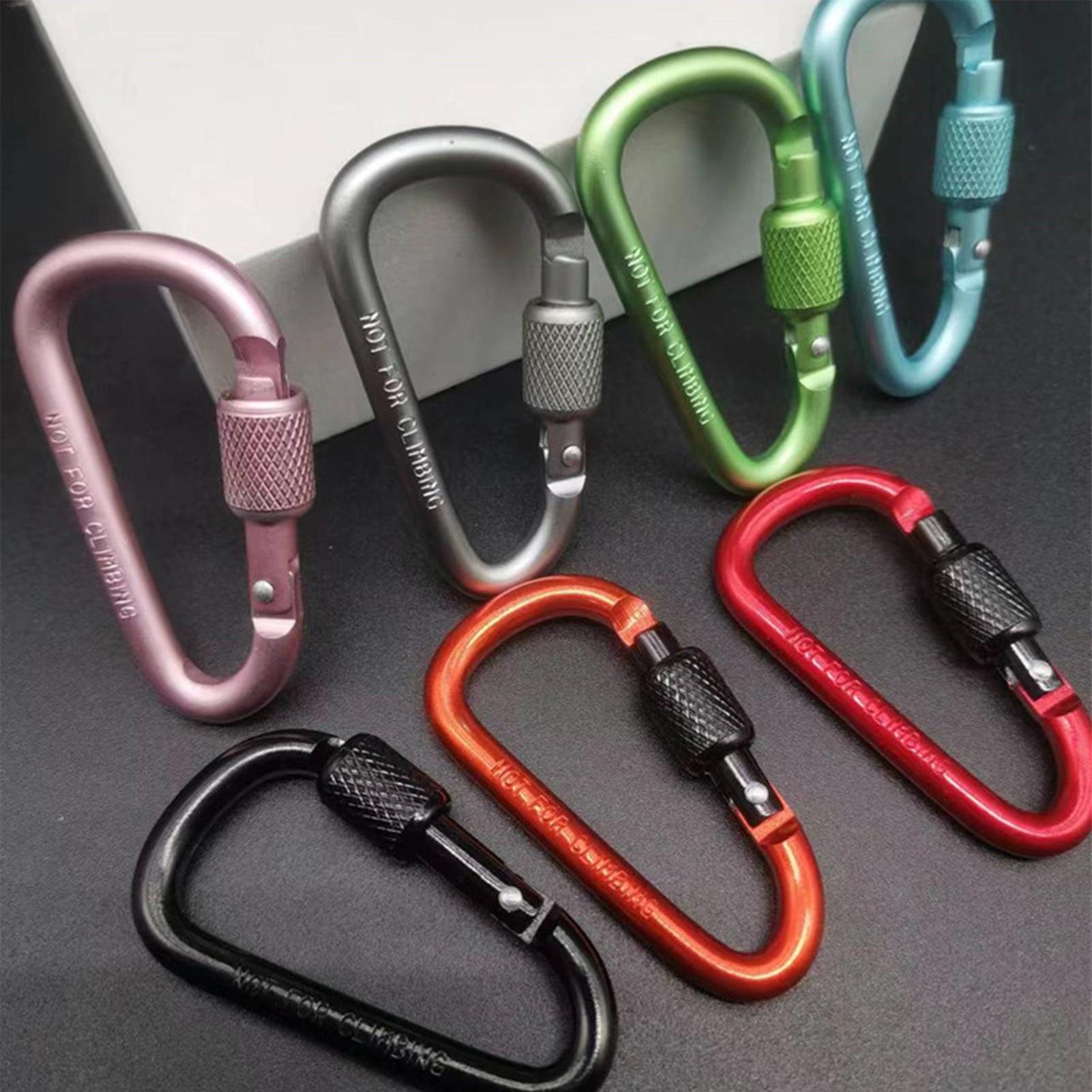 Mosquetão de Alumínio em Forma - Carabiner Locking D avaliação e preço