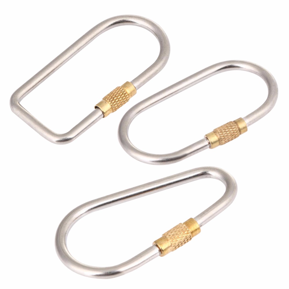 Mosquetão de bloqueio de titân - Carabiner Locking D avaliação e preço