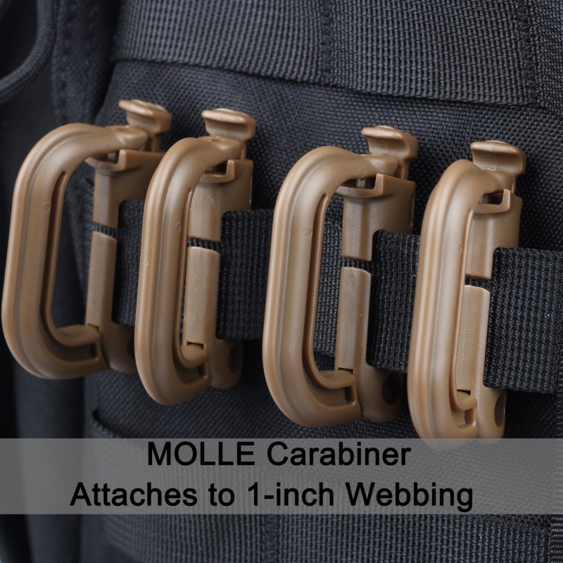 D-Ring Tactical Mochila Mosque - Carabiner Locking D avaliação e preço