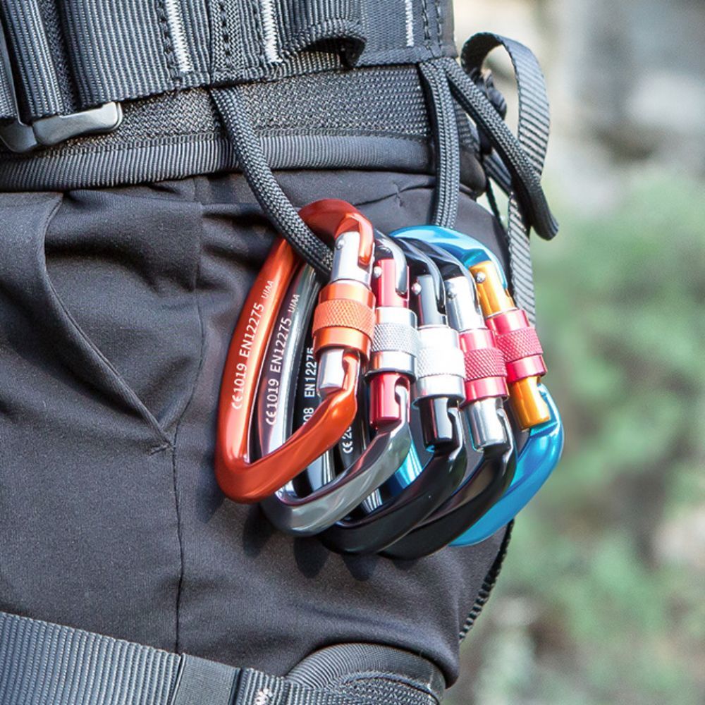 Mosquetão de escalada em forma - Carabiner Locking D avaliação e preço