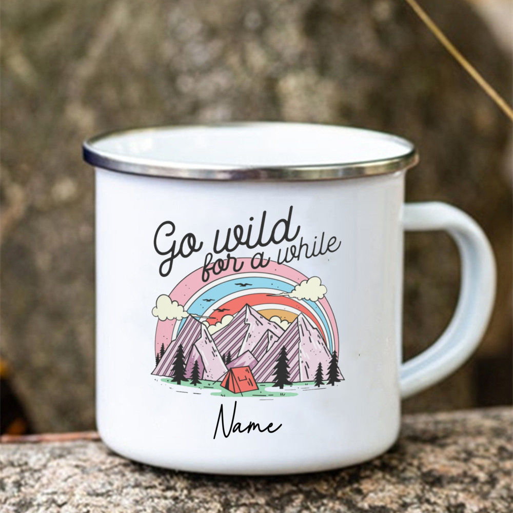 Caneca esmaltada com nome pers - Outdoor Adventure Names avaliação e preço