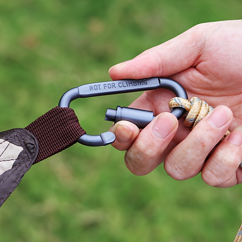 1/4 pçs liga de alumínio mosqu - Carabiner Locking D avaliação e preço