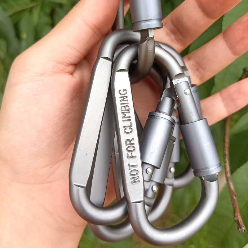 6 pçs mosquetão de alumínio cl - Carabiner Locking D avaliação e preço