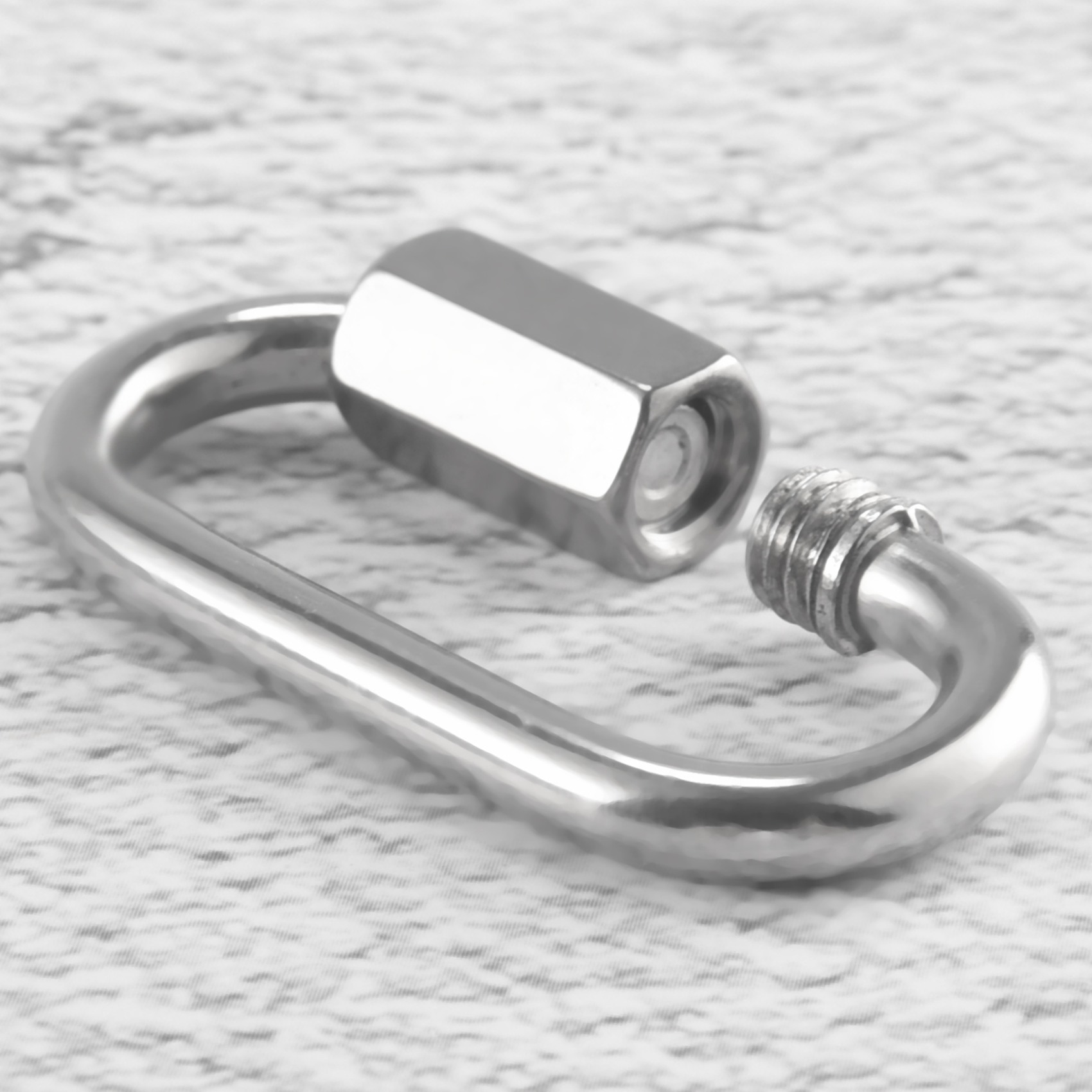 Novo mostrado-12 peças de liga - Carabiner Locking D avaliação e preço