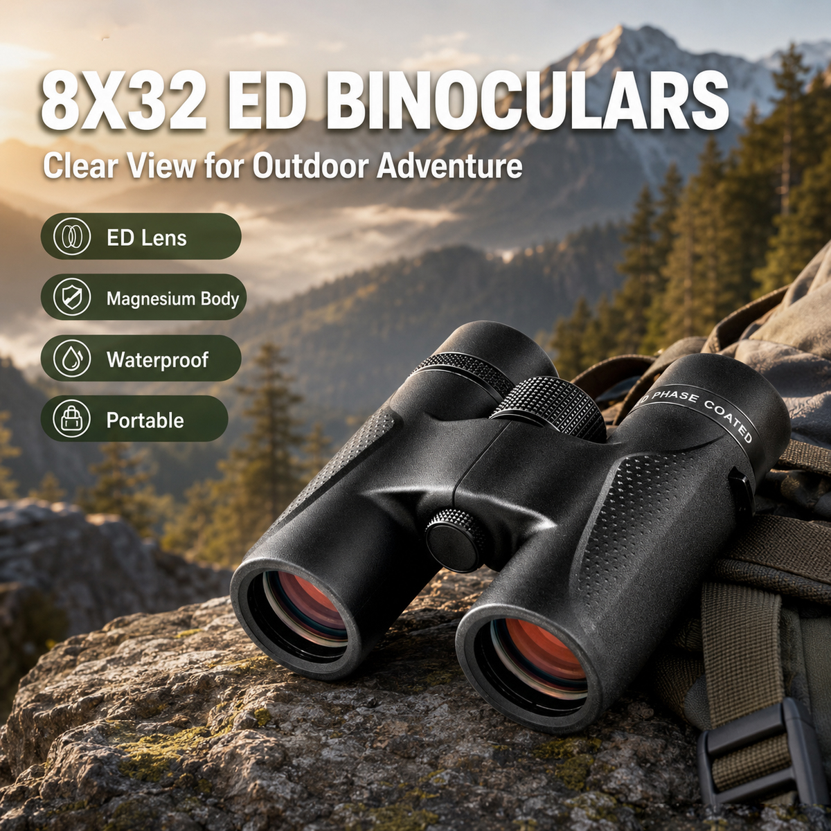 Binóculos Shuntu 8x32 Telescóp - Outdoor Adventure Films avaliação e preço