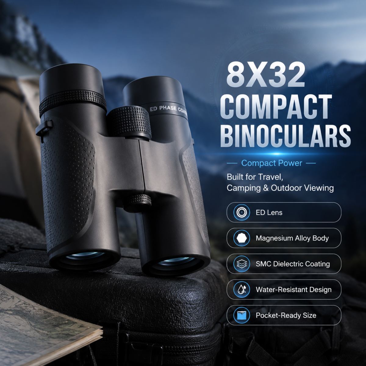 Binóculos Shuntu 8x32 Telescóp - Outdoor Adventure Films avaliação e preço