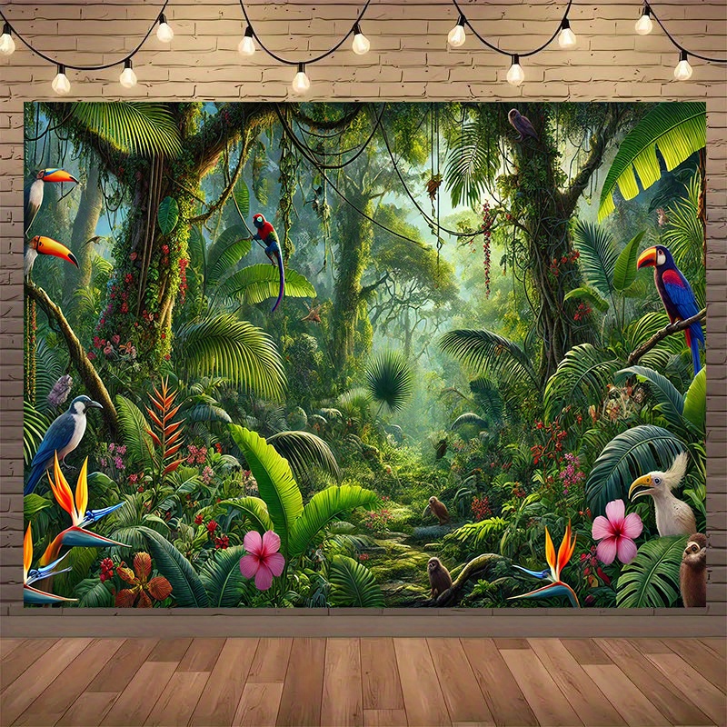 1pc selva aventura fundo banne - Outdoor Adventure Background avaliação e preço