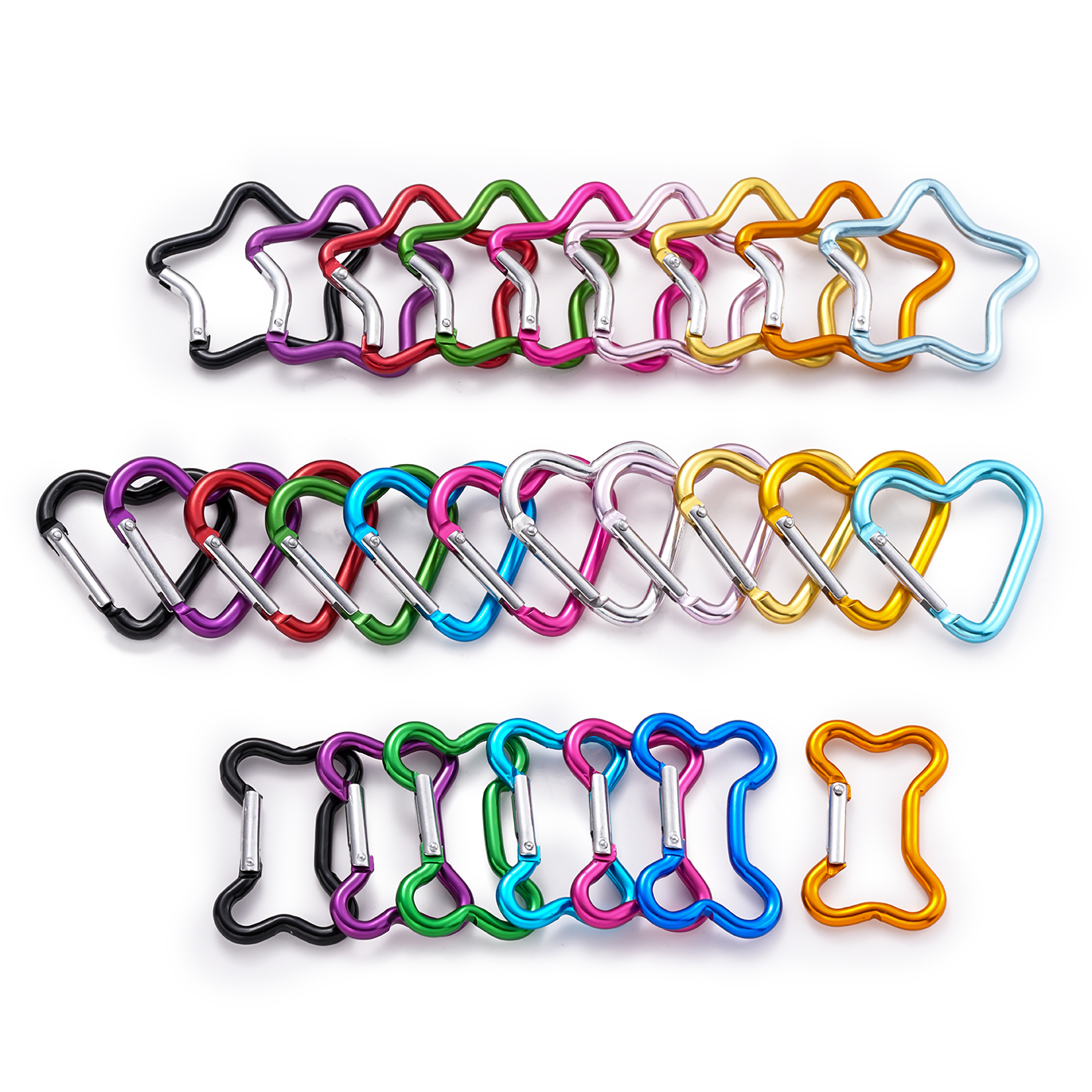 1 unidade/lote Mosquetão Mini  - Carabiner Locking D avaliação e preço